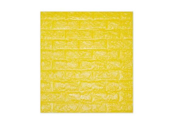 Kuat Lengket 3D Vinyl Brick Foam Wallpaper Untuk Hiasan Dinding