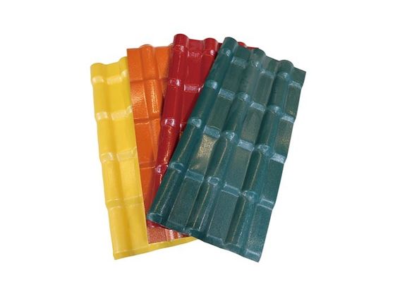 Resin Plastik Genteng PVC Mudah Memasang Genteng Untuk Dekorasi Atap Pabrik