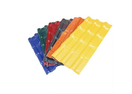 Resin Plastik Genteng PVC Mudah Memasang Genteng Untuk Dekorasi Atap Pabrik