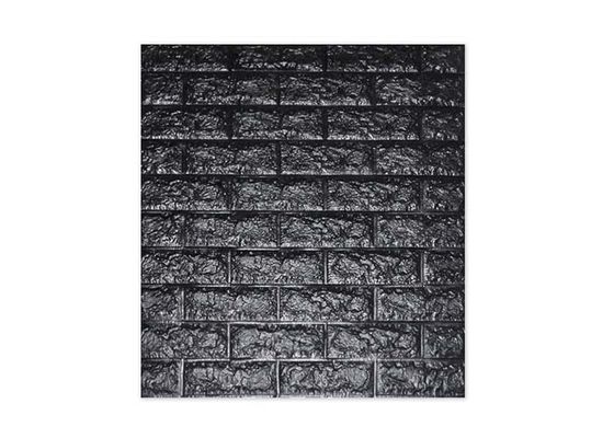 Kelembaban Bukti Busa Wallpaper Self Adhesive Rumah Dekoratif DIY 3D