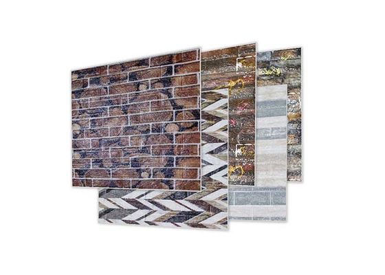 Kelembaban Bukti Busa Wallpaper Self Adhesive Rumah Dekoratif DIY 3D
