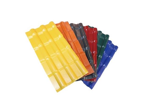 ASA APVC UPVC PVC Genteng Lembaran Atap Plastik Bergelombang