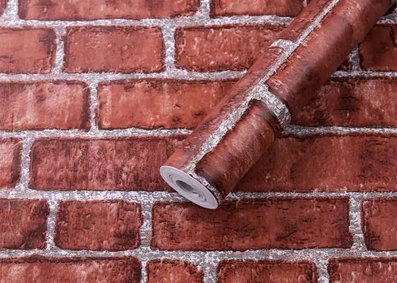 Tahan Air Tahan Lama Self Adhesive PVC Wallpaper Gulungan Dekorasi Rumah