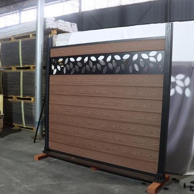 Panel Pagar Mateiral Tahan Air Wpc Untuk Outdoor Rotproof