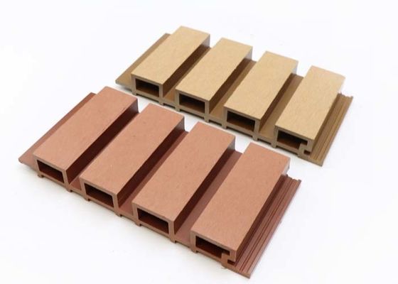 Co Exterior Exterior Wpc Wall Panel Cladding Tahan Air Untuk Dekorasi Taman
