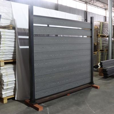 Panel Pagar Konstruksi WPC Faux DIY Tahan Air