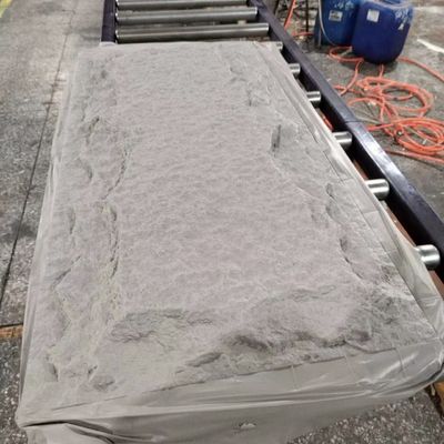 Instalasi Cepat PU Faux Stone Panel Dinding Batu Jamur Polyurethane 1200 * 600mm