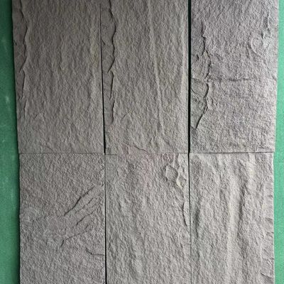Instalasi Cepat PU Faux Stone Panel Dinding Batu Jamur Polyurethane 1200 * 600mm