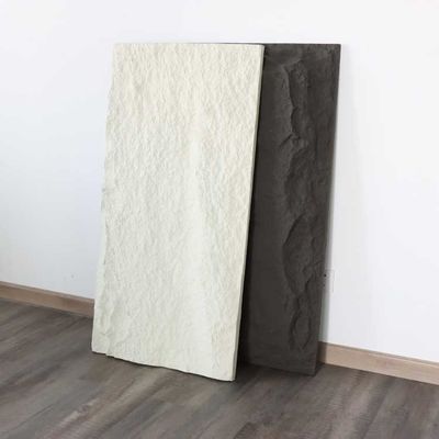 120 * 60cm Luxury PU Mushroom Stone Wall Panel Dekoratif Batu Simulasi Dekorasi