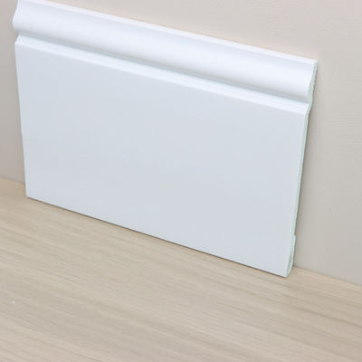 Alas Tiang Penyisipan Warna Putih PS Di Laminasi Aksesoris Lantai Tahan Api