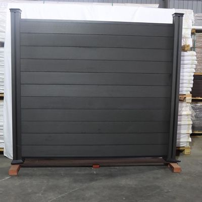 Panel Pagar Privasi Wpc Luar Komposit Kayu Plastik Bukan Dekoratif Vinyl 1.8m X 1.8m