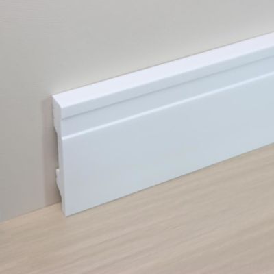 Waterproof Polystyrene Skirting Board 3m PS Mouldings Untuk Dinding Interior