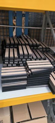 Akustik Wpc Panel Dinding Panel Kayu Slat Untuk Dekorasi Rumah