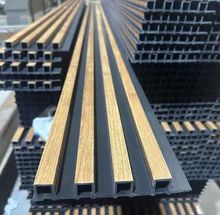 Kualitas Tinggi Fluted Komposit Wpc Interior Wall Cladding Berwarna-warni