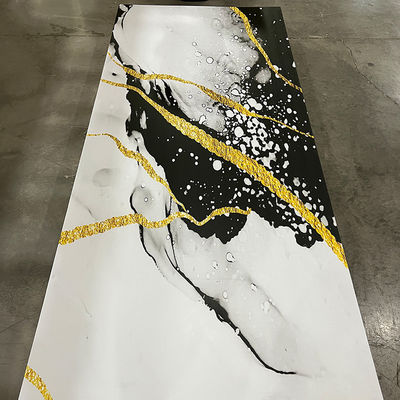 1220*2440mm 3D Digital Printed UV Marble Sheet UV Boards Untuk Papan Dekorasi Dinding TV