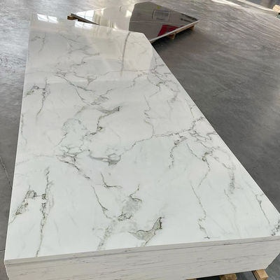 Lembar Marmer Glossy/Mat PVC Untuk Dekorasi Interior