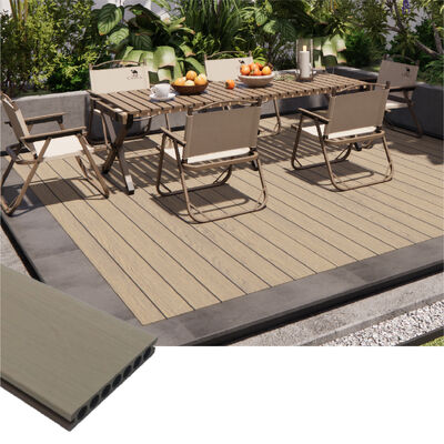 Outdoor Waterproof WPC Decking Boards untuk kolam renang dan proyek lanskap dengan ketahanan cuaca