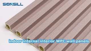 pelapis panel dinding WPC interior internal dalam ruangan